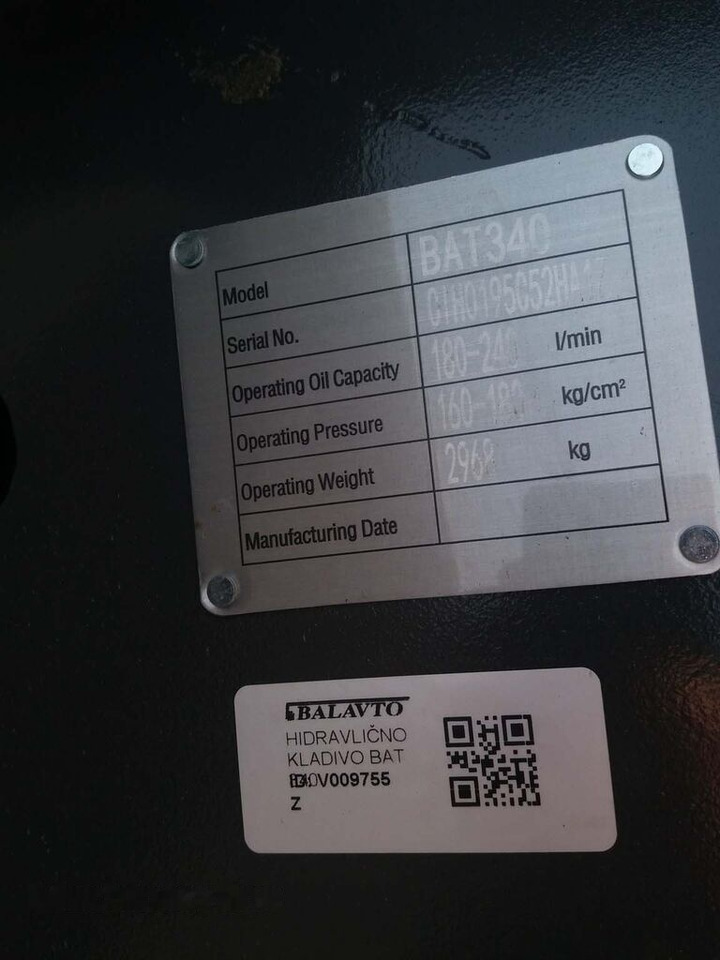 Jaunā Hidrauliskais āmurs New BAT 340: foto 6
