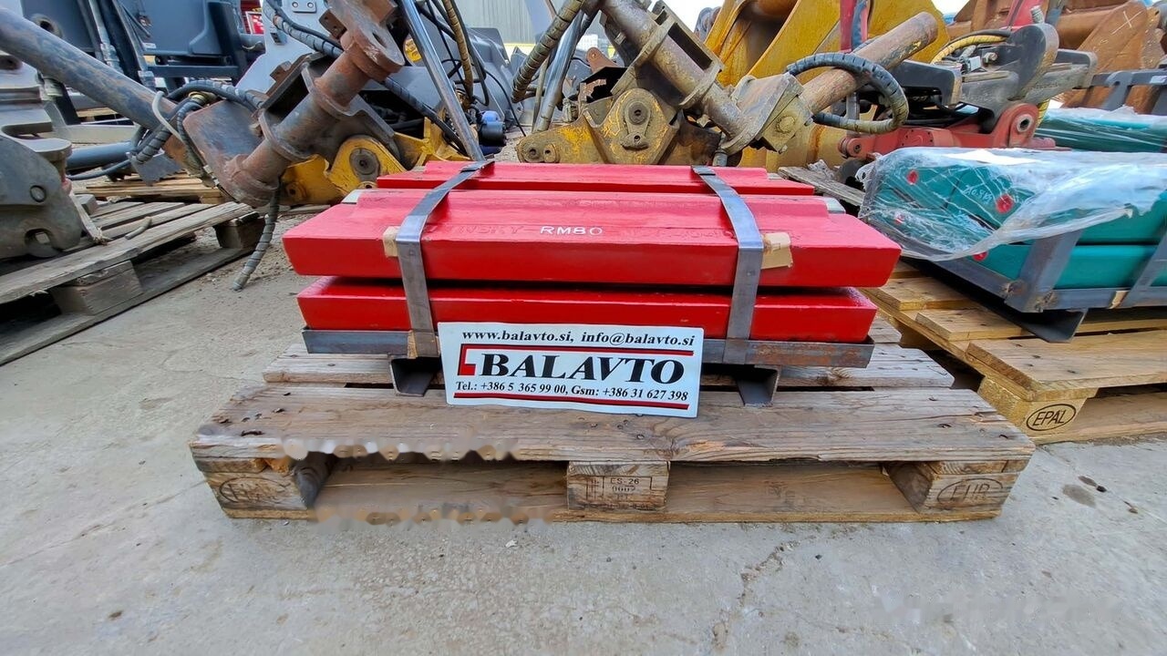 Blow bar Rubble Master RM80 for crusher - Rezerves daļa - Drupinātājs: foto 2 Blow bar Rubble Master RM80 for crusher - Rezerves daļa - Drupinātājs: foto 2