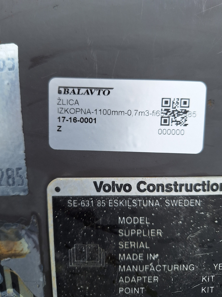 Volvo digging bucket 1100 mm - Ekskavatora kauss: foto 5 Volvo digging bucket 1100 mm - Ekskavatora kauss: foto 5