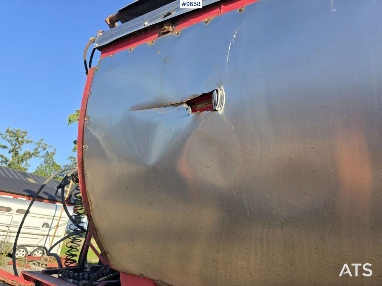 Puspiekabe pašizgāzējs, Asfalta ieklāšanas tehnika Asphalt trailer Parator STI 17-24: foto 7