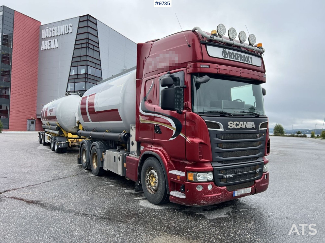 Bulk transport vehicle, Scania R730 with SITE AL-41-TPIK-4AK trailer - Autocisterna: foto 4 Bulk transport vehicle, Scania R730 with SITE AL-41-TPIK-4AK trailer - Autocisterna: foto 4