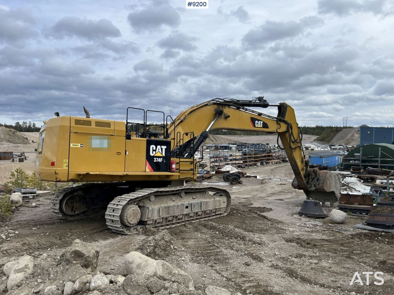 Ekskavators CAT 374 FL crawler excavator with bucket (VIDEO): foto 6
