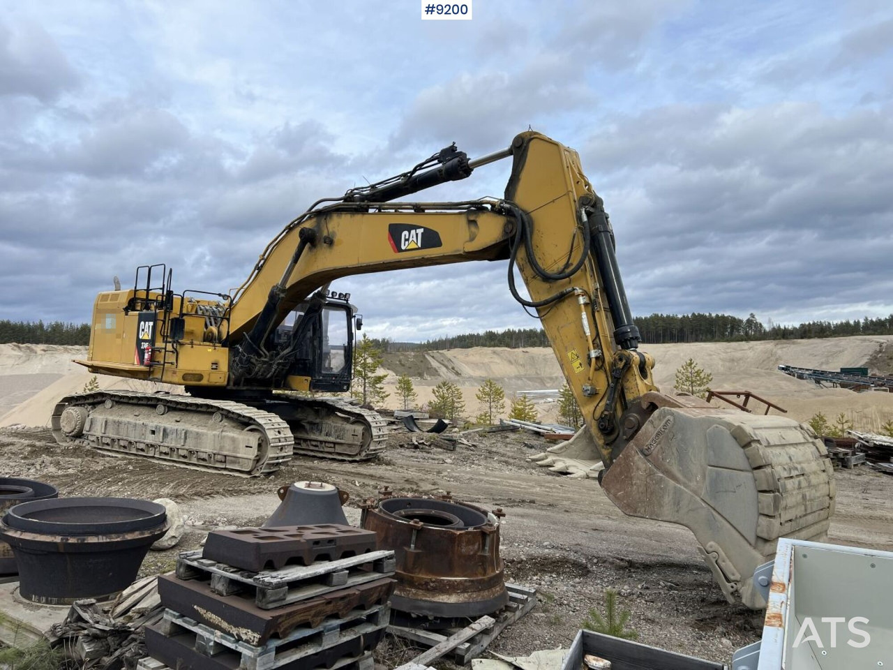 Ekskavators CAT 374 FL crawler excavator with bucket (VIDEO): foto 8