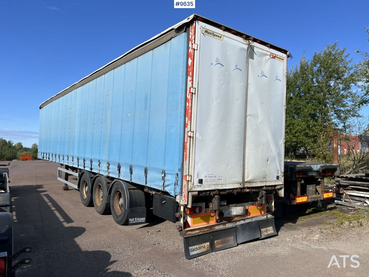 Chapel trailer Fruehauf SS136/P3S - Tenta puspiekabe: foto 3 Chapel trailer Fruehauf SS136/P3S - Tenta puspiekabe: foto 3