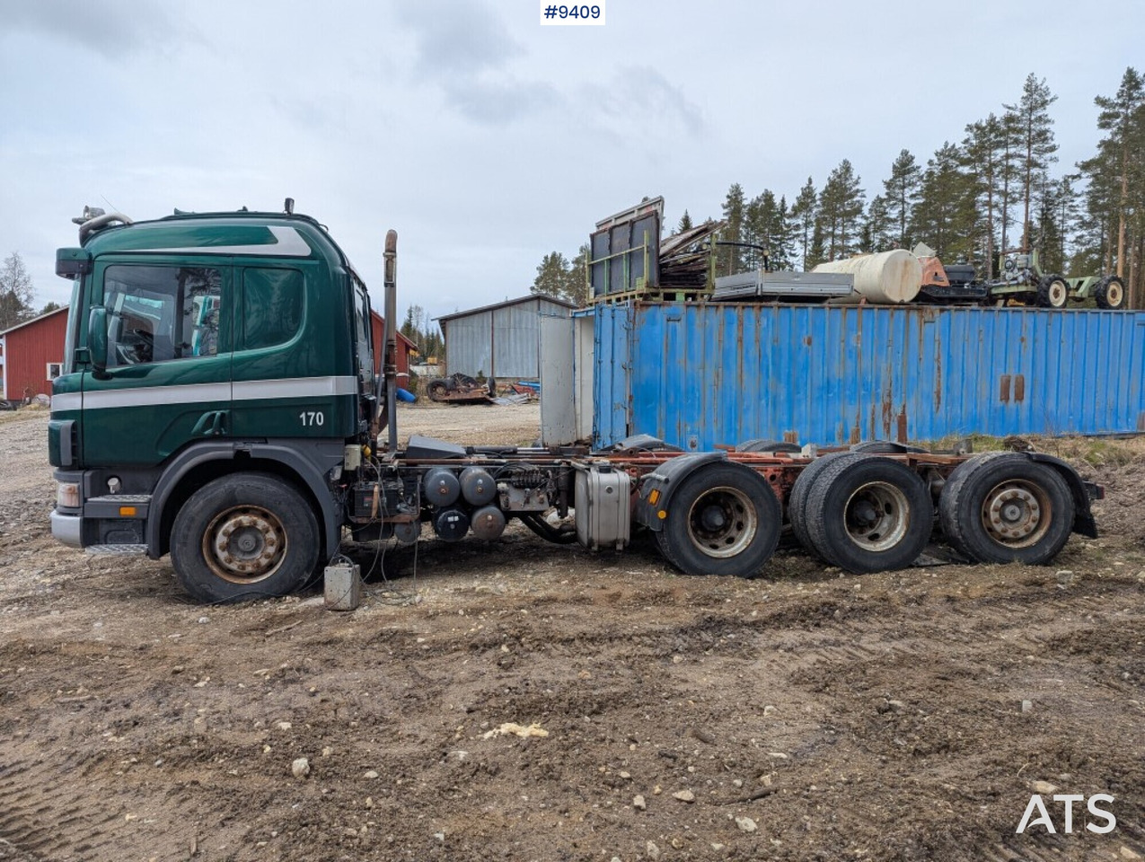 Chassi Scania P124 8X4 (see video) - Šasija kravas automašīna: foto 2 Chassi Scania P124 8X4 (see video) - Šasija kravas automašīna: foto 2