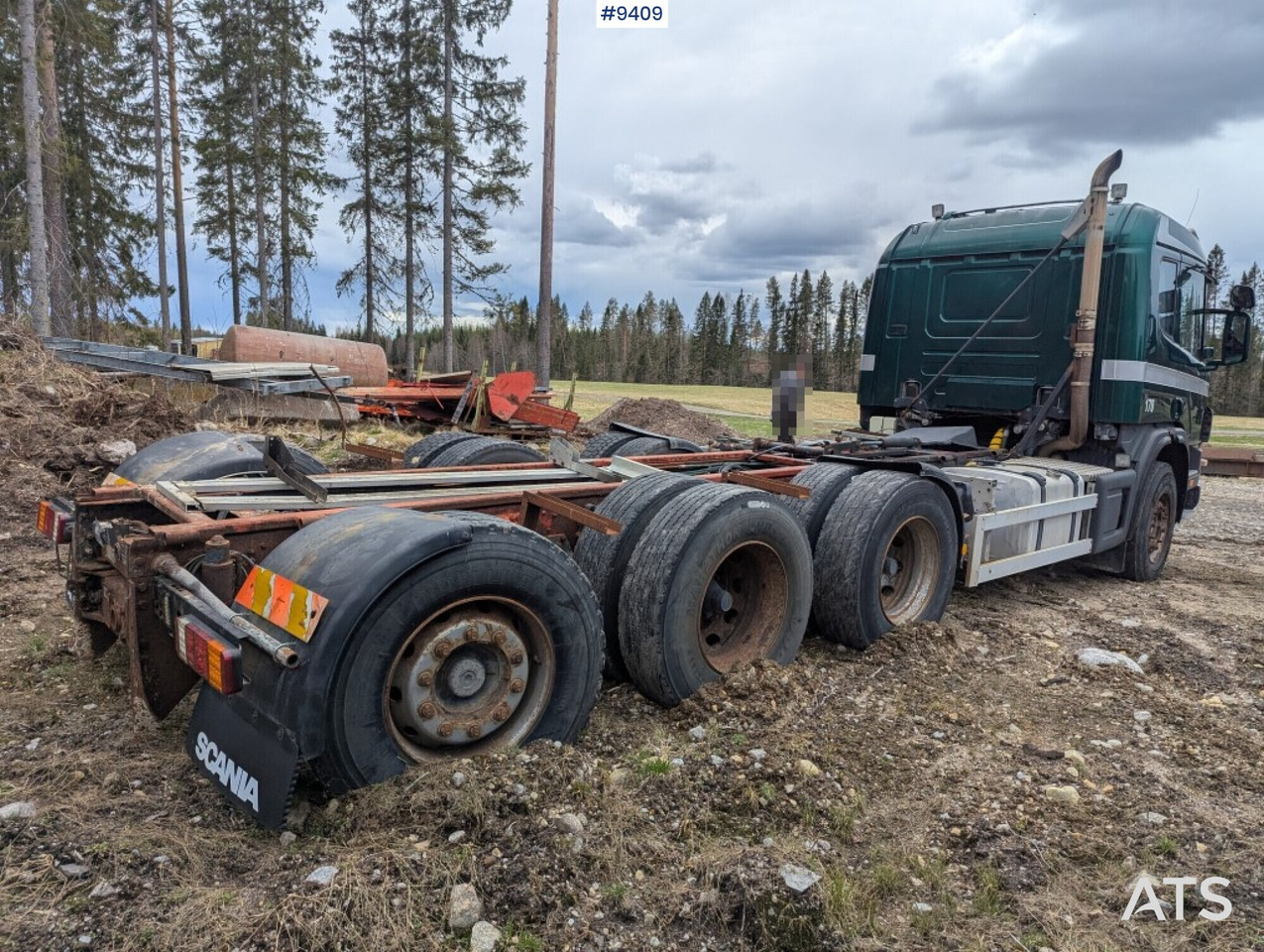 Chassi Scania P124 8X4 (see video) - Šasija kravas automašīna: foto 5 Chassi Scania P124 8X4 (see video) - Šasija kravas automašīna: foto 5