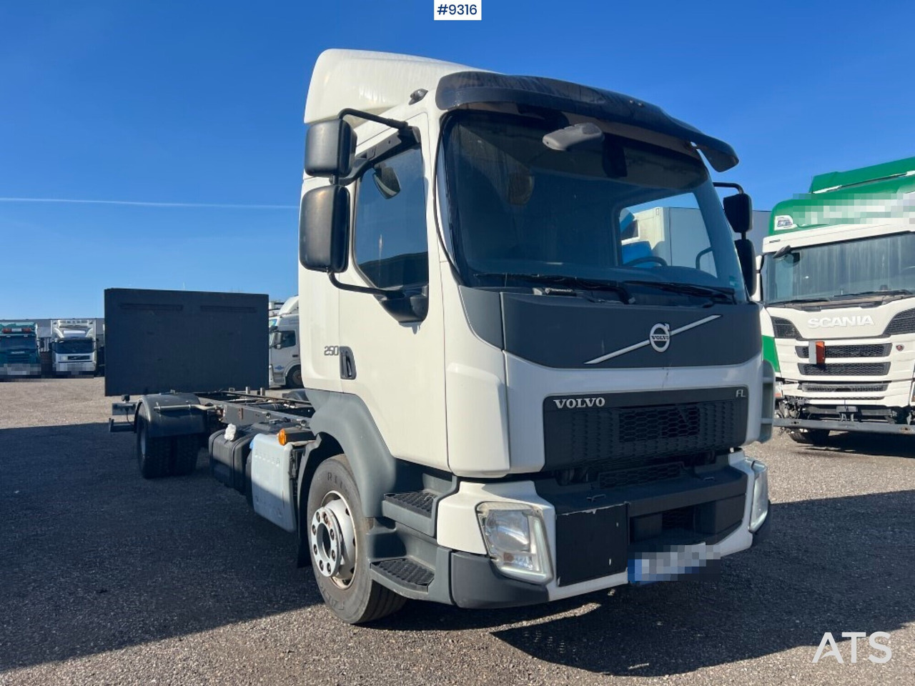 Chassis Volvo FL 250 - Šasija kravas automašīna: foto 1 Chassis Volvo FL 250 - Šasija kravas automašīna: foto 1