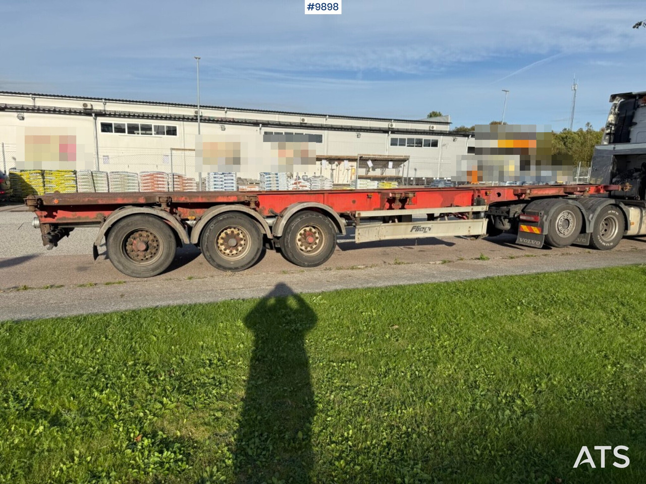 Container chassis Fliegl SDS 400 - Puspiekabe noņemamā virsbūve/ Konteineru vedējs: foto 5 Container chassis Fliegl SDS 400 - Puspiekabe noņemamā virsbūve/ Konteineru vedējs: foto 5