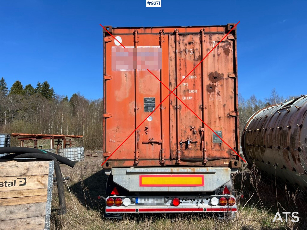Container trailer- FLIEGL - Puspiekabe noņemamā virsbūve/ Konteineru vedējs: foto 3 Container trailer- FLIEGL - Puspiekabe noņemamā virsbūve/ Konteineru vedējs: foto 3
