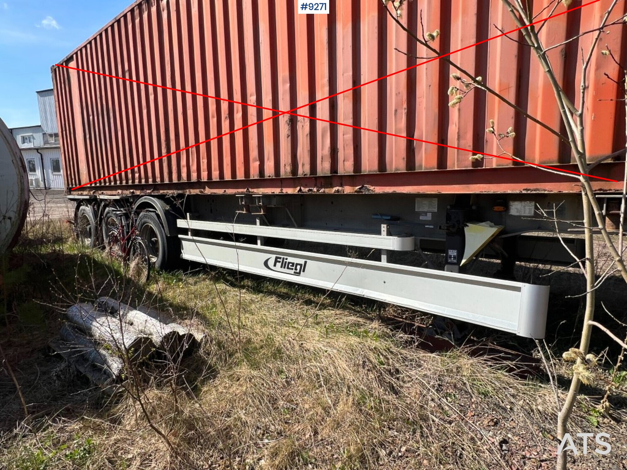 Container trailer- FLIEGL - Puspiekabe noņemamā virsbūve/ Konteineru vedējs: foto 2 Container trailer- FLIEGL - Puspiekabe noņemamā virsbūve/ Konteineru vedējs: foto 2