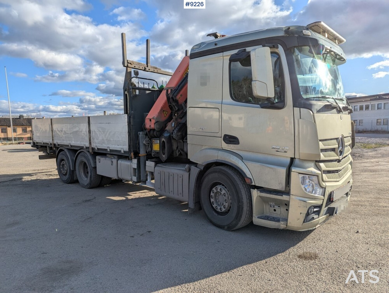 Crane Truck Mercedes-Benz Actros 2542 - Bortu kravas automašīna/ Platforma, Kravas auto ar manipulatoru: foto 2 Crane Truck Mercedes-Benz Actros 2542 - Bortu kravas automašīna/ Platforma, Kravas auto ar manipulatoru: foto 2