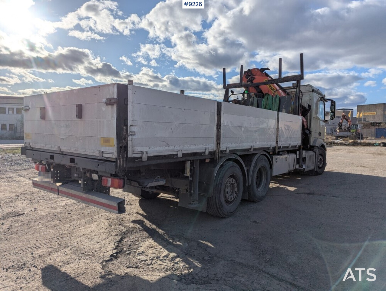 Crane Truck Mercedes-Benz Actros 2542 - Bortu kravas automašīna/ Platforma, Kravas auto ar manipulatoru: foto 4 Crane Truck Mercedes-Benz Actros 2542 - Bortu kravas automašīna/ Platforma, Kravas auto ar manipulatoru: foto 4
