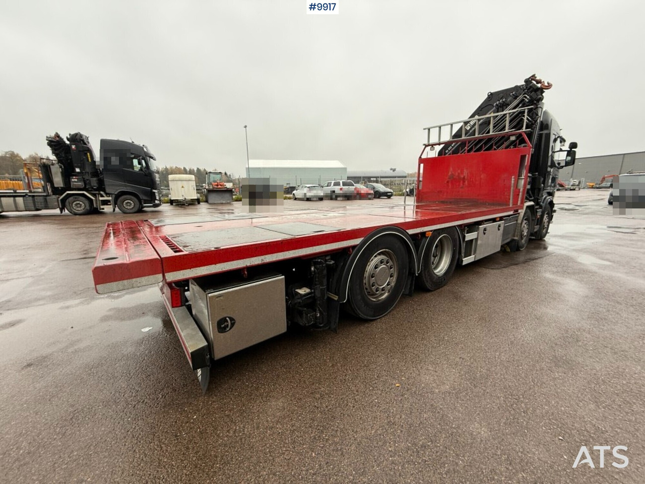Crane truck/Flatbed truck Scania R520 8X2*6 HIAB XS 855E-8 HIPRO - Bortu kravas automašīna/ Platforma, Kravas auto ar manipulatoru: foto 5 Crane truck/Flatbed truck Scania R520 8X2*6 HIAB XS 855E-8 HIPRO - Bortu kravas automašīna/ Platforma, Kravas auto ar manipulatoru: foto 5