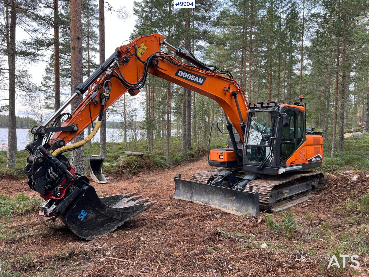 Doosan DX140LC-7 Excavator with rotor and equipments - Kāpurķēžu ekskavators: foto 1 Doosan DX140LC-7 Excavator with rotor and equipments - Kāpurķēžu ekskavators: foto 1