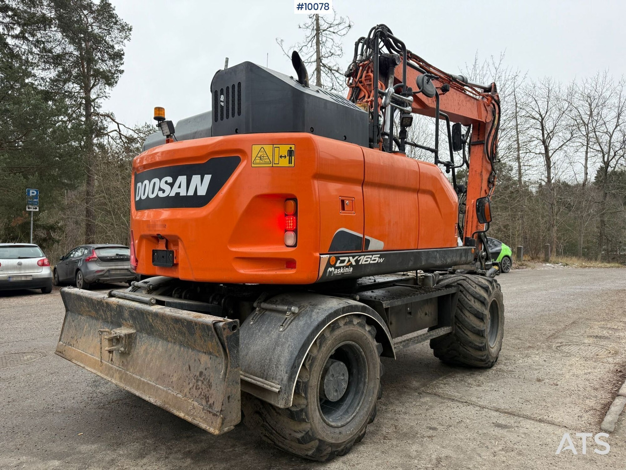 Doosan DX165W-5 Wheeled excavator (VIDEO) - Riteņu ekskavators: foto 5 Doosan DX165W-5 Wheeled excavator (VIDEO) - Riteņu ekskavators: foto 5