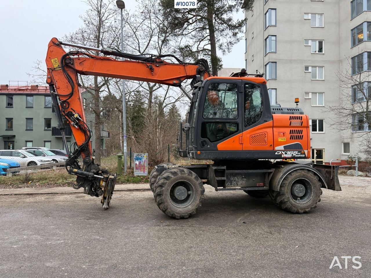 Doosan DX165W-5 Wheeled excavator (VIDEO) - Riteņu ekskavators: foto 2 Doosan DX165W-5 Wheeled excavator (VIDEO) - Riteņu ekskavators: foto 2