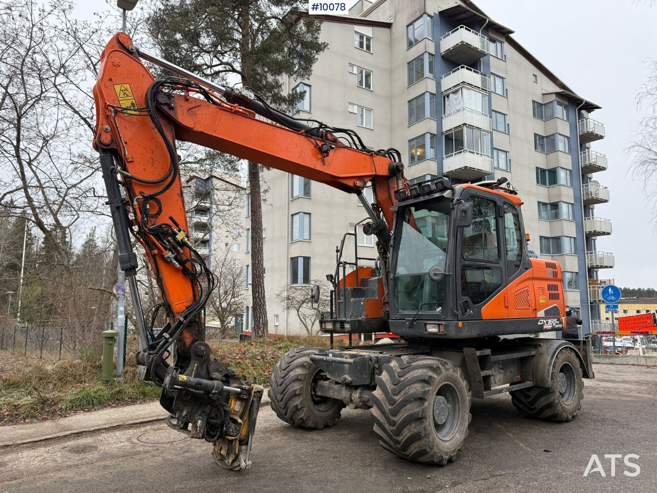 Doosan DX165W-5 Wheeled excavator (VIDEO) - Riteņu ekskavators: foto 1 Doosan DX165W-5 Wheeled excavator (VIDEO) - Riteņu ekskavators: foto 1