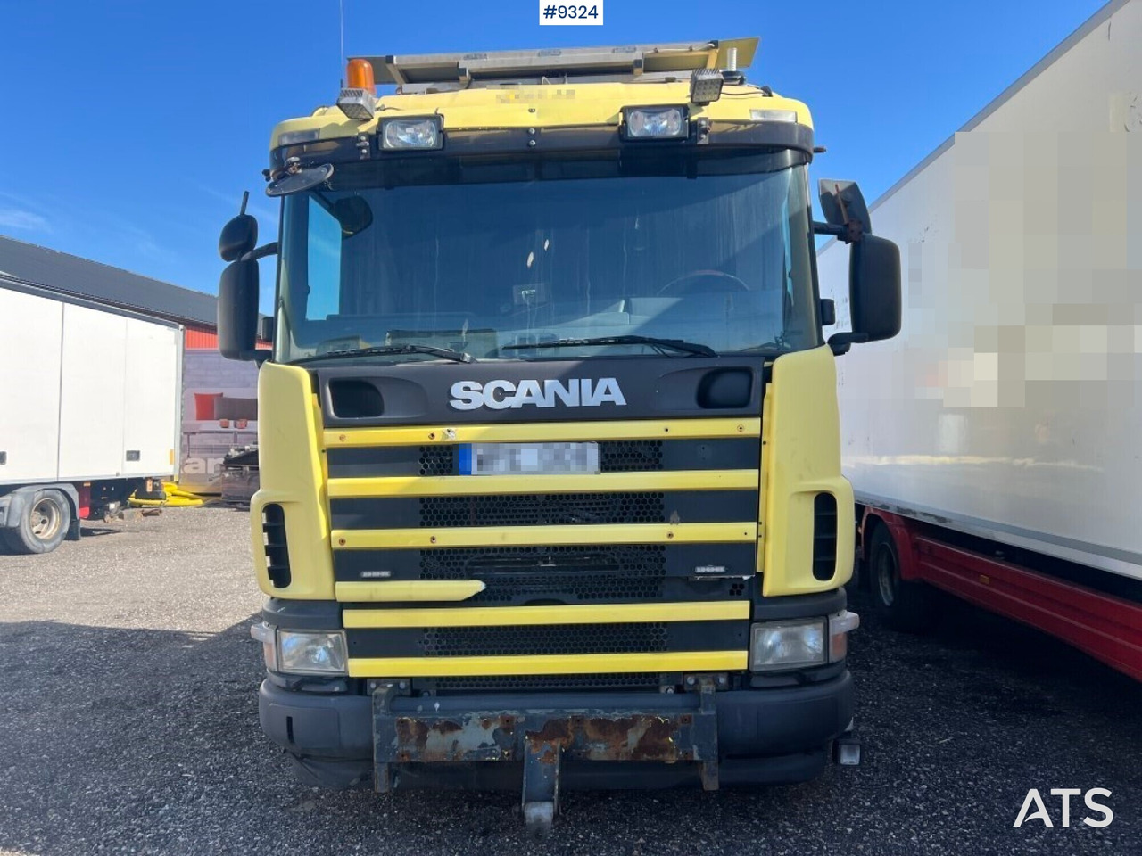 Flatbed truck Scania R124GB8X26NB420 - Bortu kravas automašīna/ Platforma: foto 2 Flatbed truck Scania R124GB8X26NB420 - Bortu kravas automašīna/ Platforma: foto 2