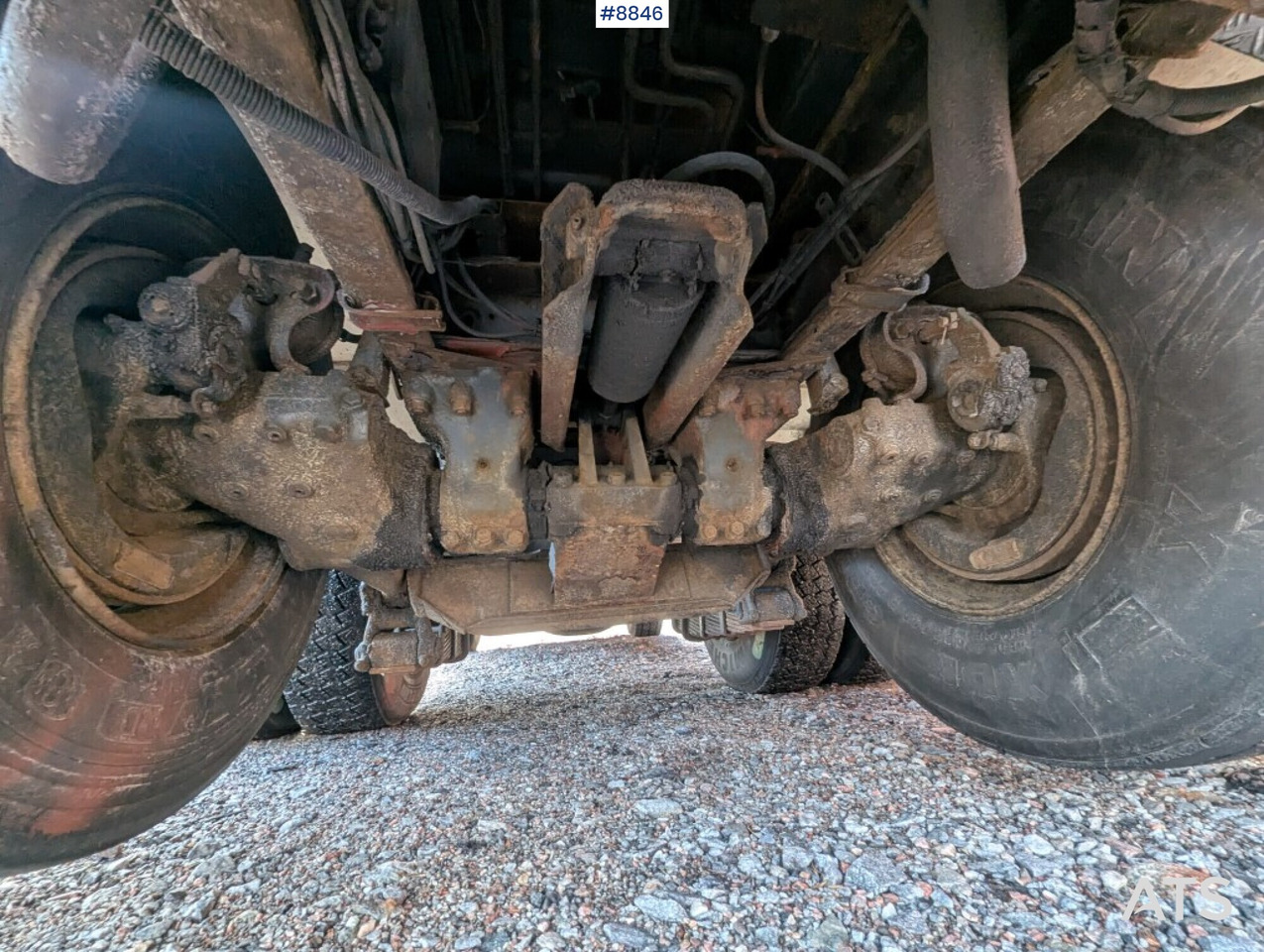 Pacēlājs ar āķi Hook Truck Scania R124BG 6x2 with gravel flatbed (SEE VIDEO): foto 13