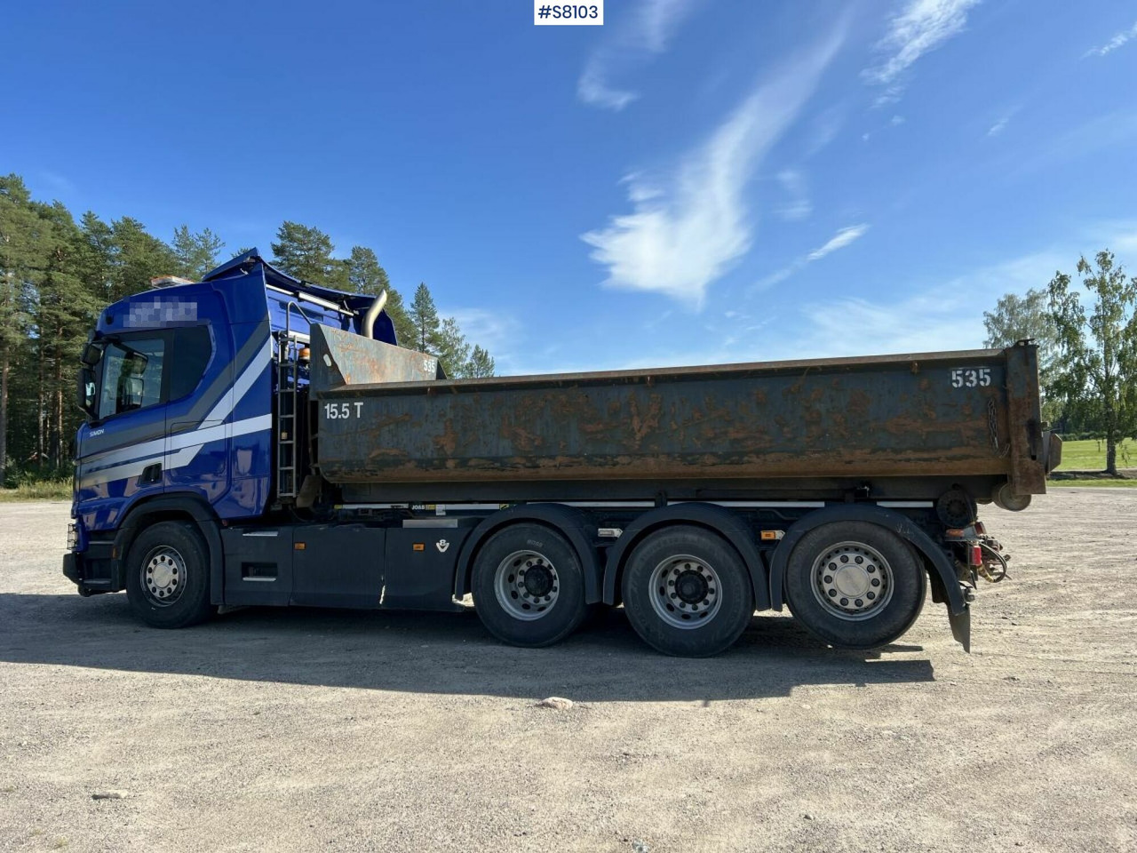 Pacēlājs ar āķi Hook truck, Scania R580, Joab L27 Hook: foto 11