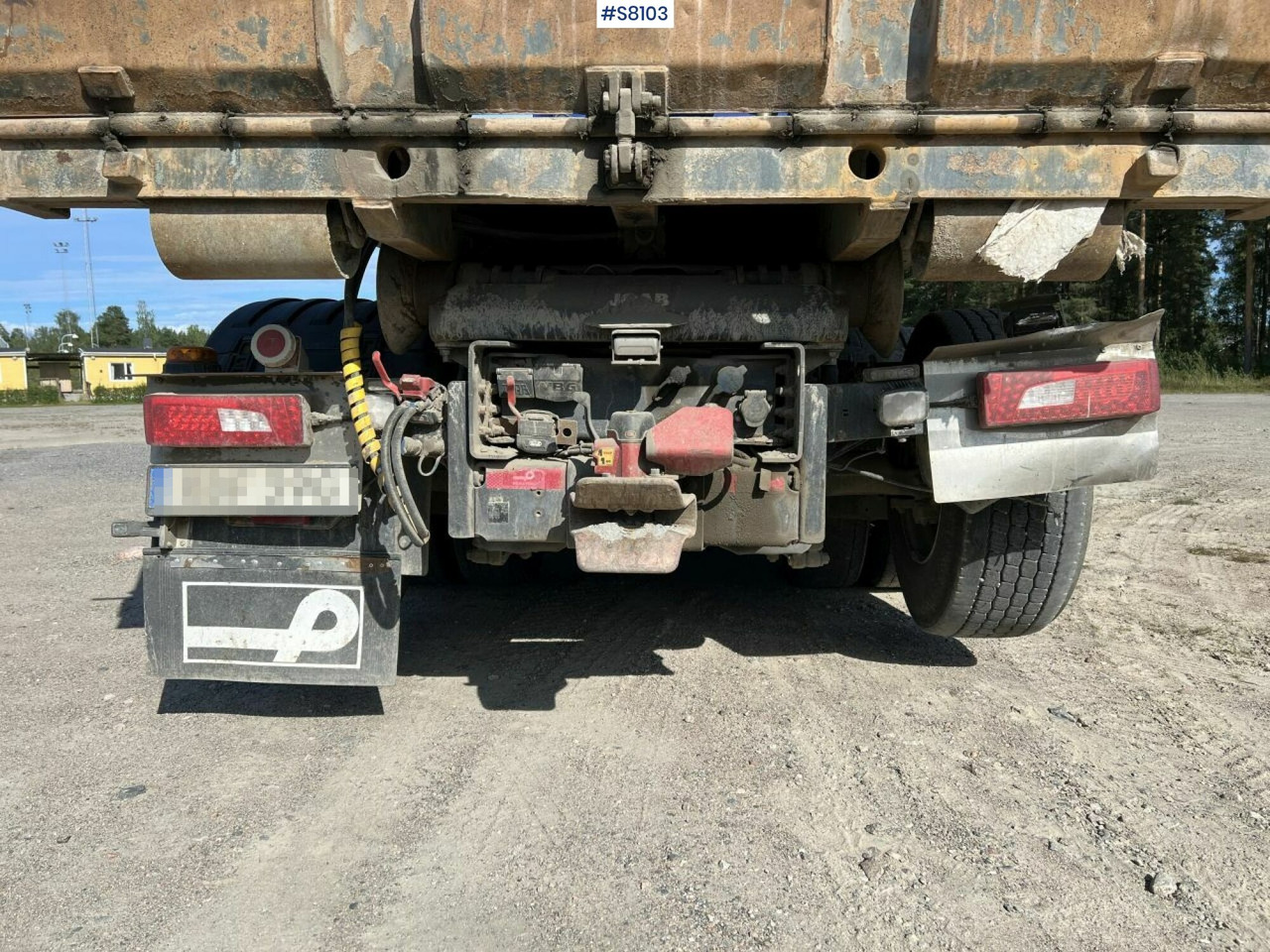 Pacēlājs ar āķi Hook truck, Scania R580, Joab L27 Hook: foto 13