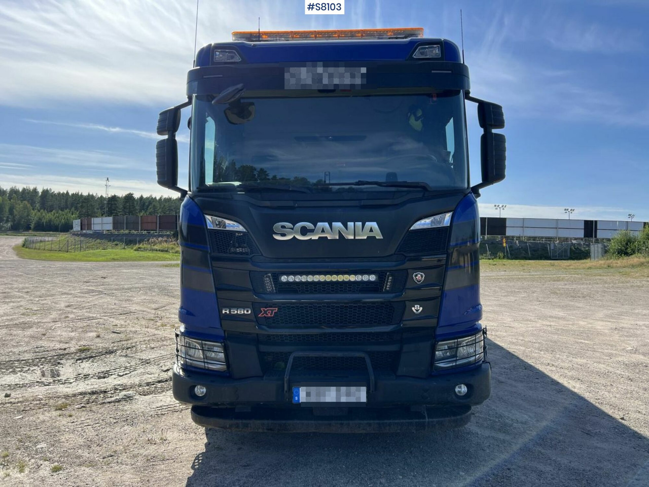 Pacēlājs ar āķi Hook truck, Scania R580, Joab L27 Hook: foto 10