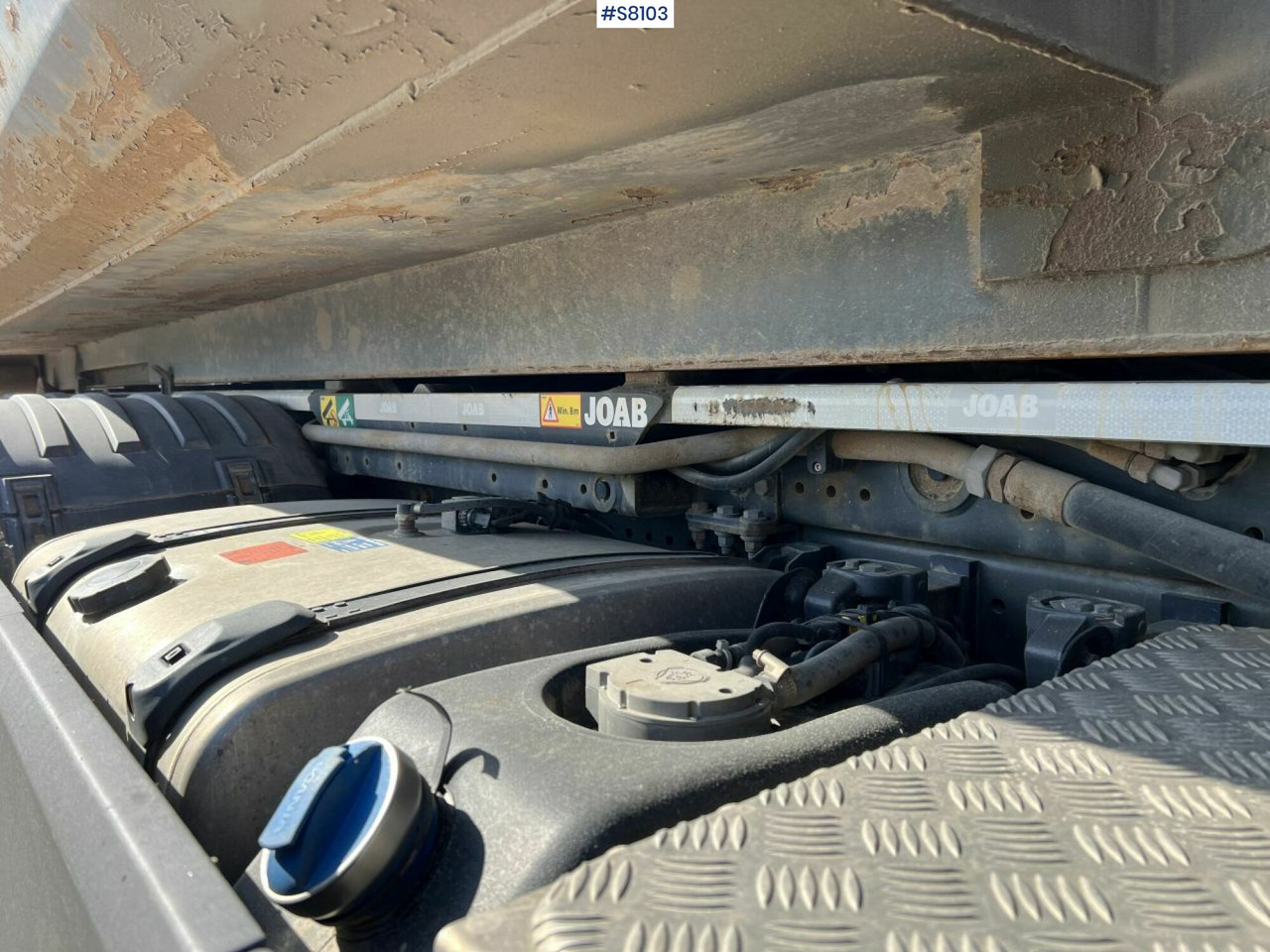 Pacēlājs ar āķi Hook truck, Scania R580, Joab L27 Hook: foto 15