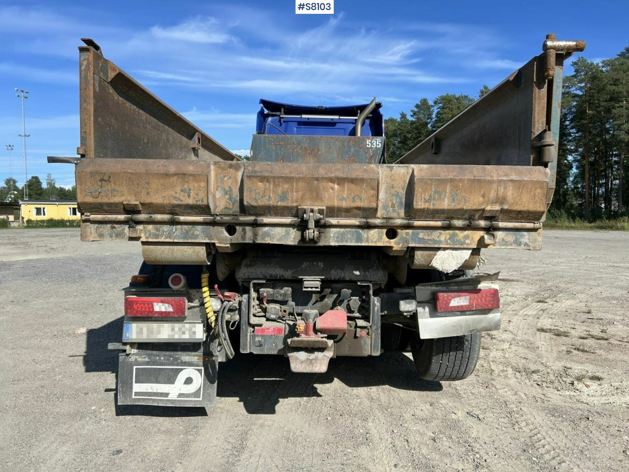 Pacēlājs ar āķi Hook truck, Scania R580, Joab L27 Hook: foto 12