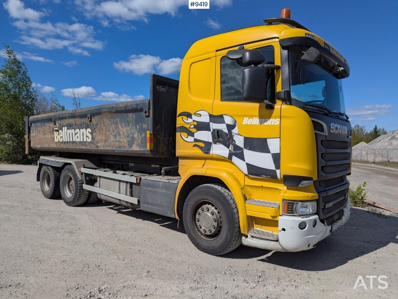 Hooklift Truck Scania R520 6x2 with flatbed - Pacēlājs ar āķi: foto 2 Hooklift Truck Scania R520 6x2 with flatbed - Pacēlājs ar āķi: foto 2