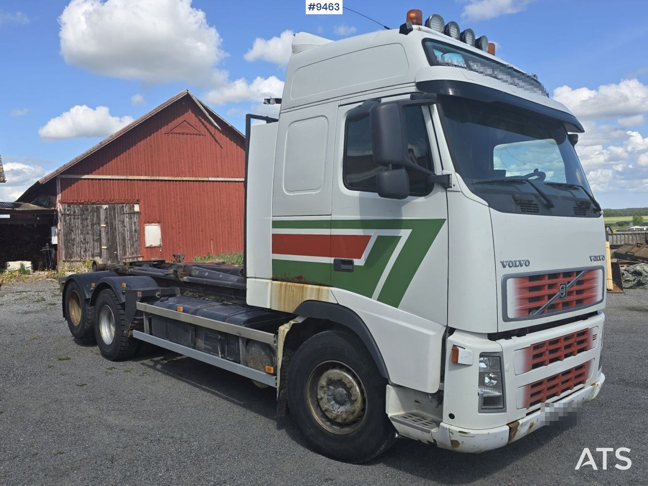 Pacēlājs ar āķi Hooklift Volvo FH12 6x2 (SEE VIDEO): foto 6