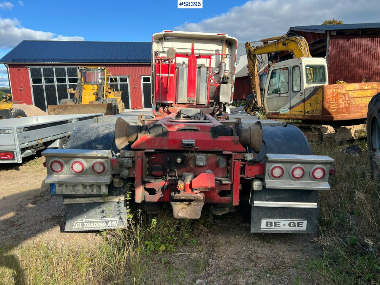Hooklift truck Scania R580 8X4*4 with Plow and salt equipped - Pacēlājs ar āķi: foto 2 Hooklift truck Scania R580 8X4*4 with Plow and salt equipped - Pacēlājs ar āķi: foto 2