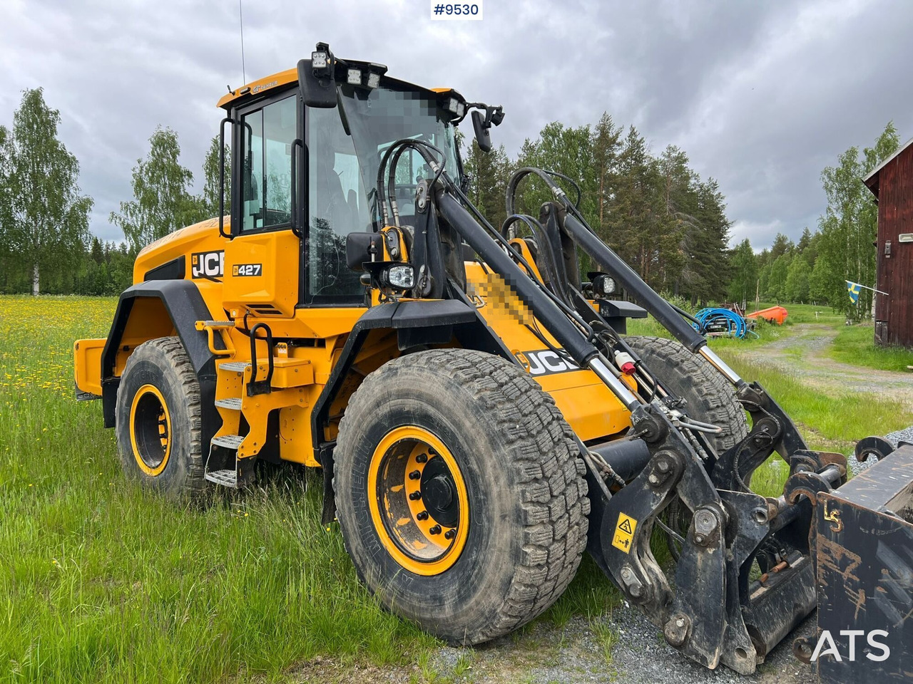 JCB 427 HT Wheel loader with gears - Riteņu iekrāvējs: foto 1 JCB 427 HT Wheel loader with gears - Riteņu iekrāvējs: foto 1