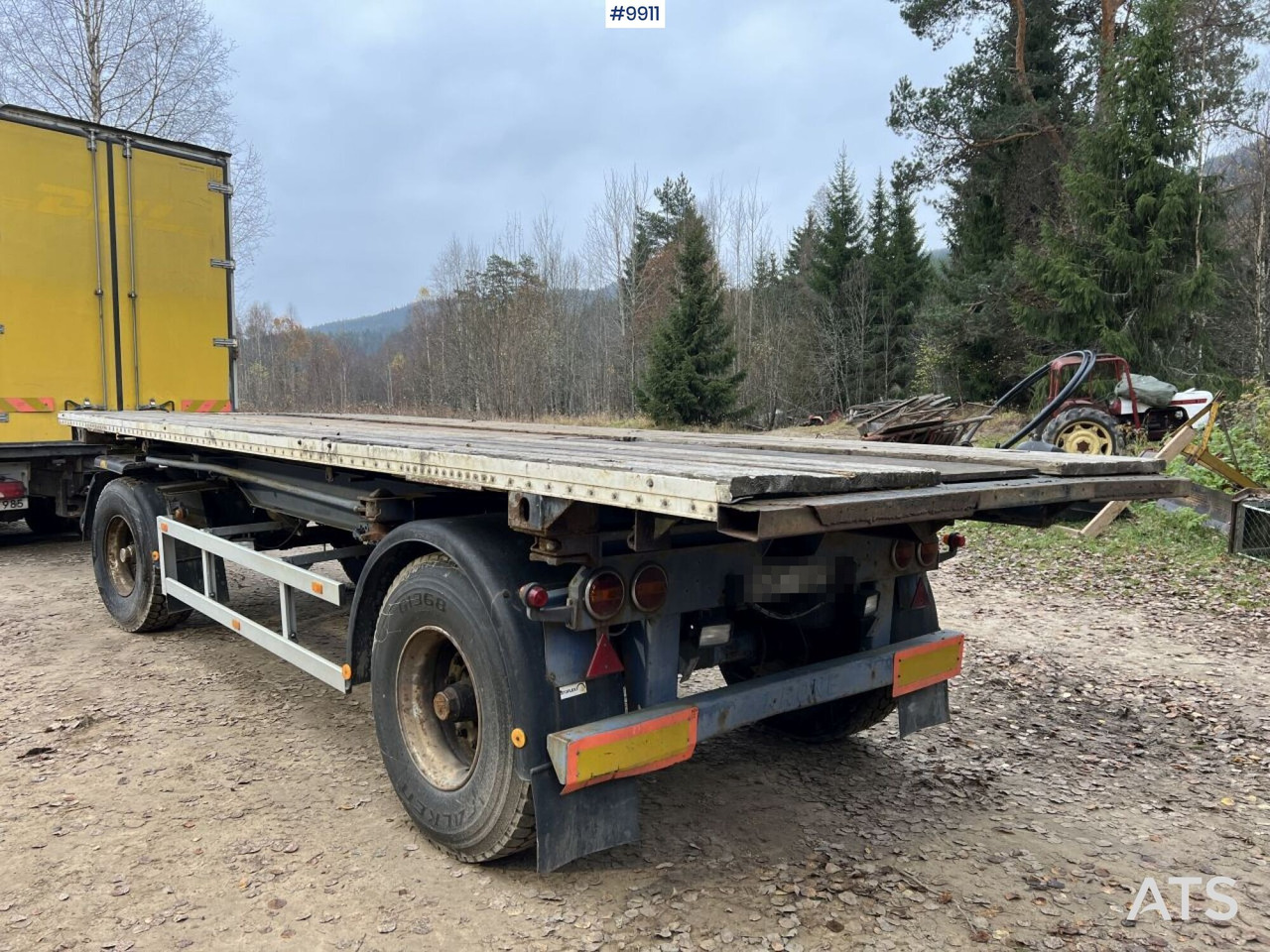 KRONE AZW 20E Container trailer with interchangeable body - Bortu piekabe/ Platforma: foto 3 KRONE AZW 20E Container trailer with interchangeable body - Bortu piekabe/ Platforma: foto 3