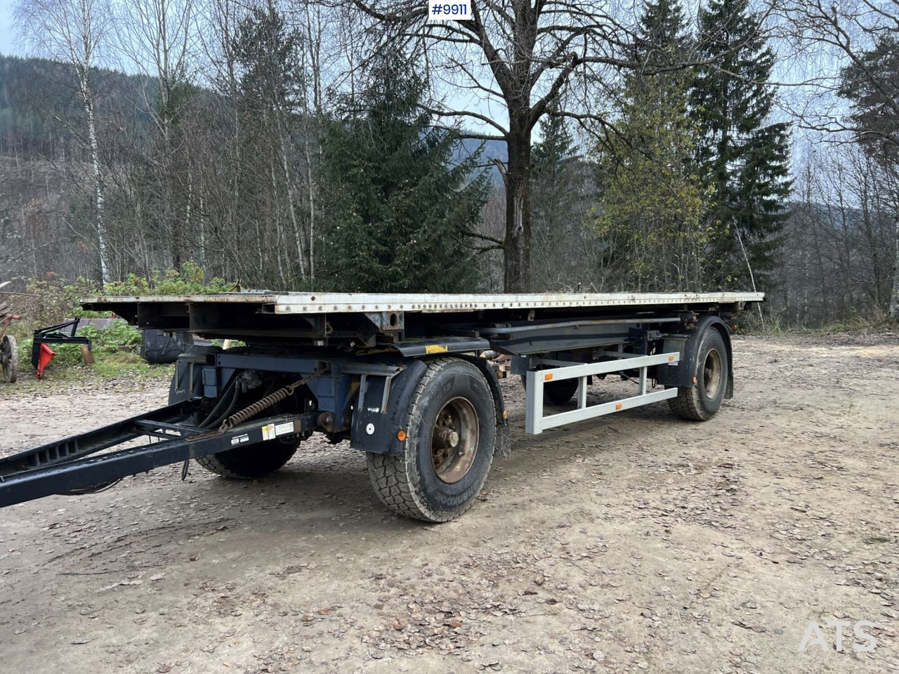 KRONE AZW 20E Container trailer with interchangeable body - Bortu piekabe/ Platforma: foto 1 KRONE AZW 20E Container trailer with interchangeable body - Bortu piekabe/ Platforma: foto 1