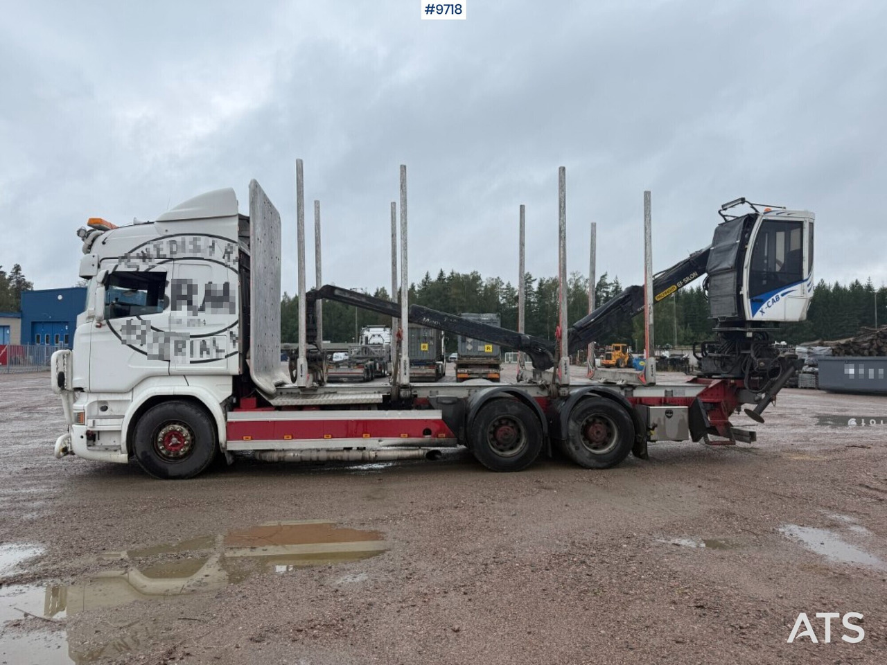 Log truck Scania R520 with crane - Kokvedējs, Kravas auto ar manipulatoru: foto 2 Log truck Scania R520 with crane - Kokvedējs, Kravas auto ar manipulatoru: foto 2