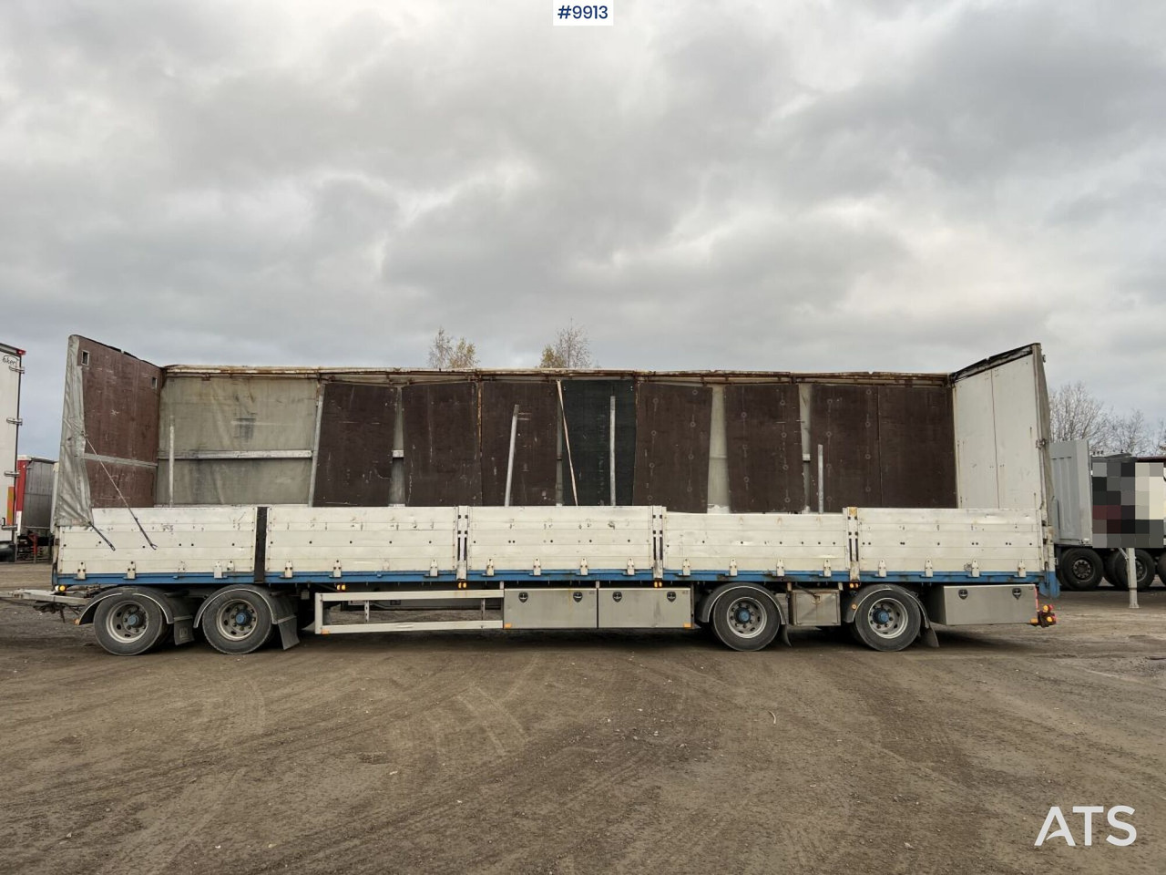 PARATOR SCV 18-20 Truck trailer with folding sides - Bortu piekabe/ Platforma: foto 2 PARATOR SCV 18-20 Truck trailer with folding sides - Bortu piekabe/ Platforma: foto 2