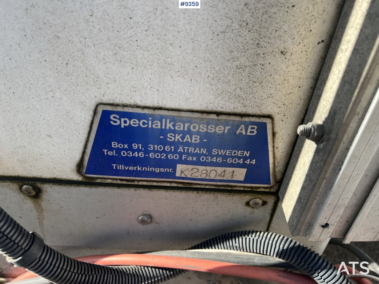 Refrigerated trailer cabinet SKAB - Maināmā virsbūve - refrižerators: foto 5 Refrigerated trailer cabinet SKAB - Maināmā virsbūve - refrižerators: foto 5