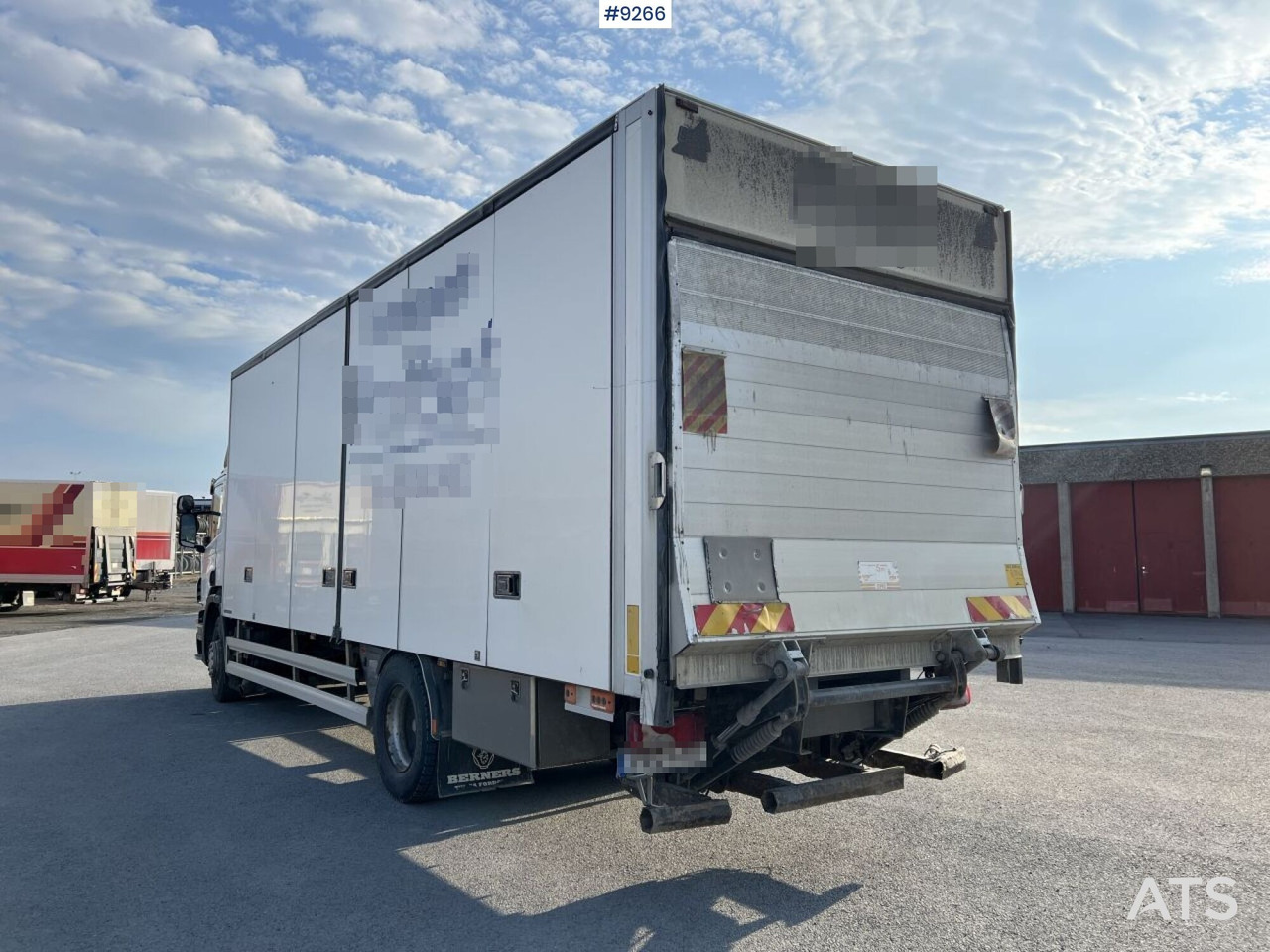 Kravas automašīna ar slēgto virsbūvi Scania P280 Van with tailgate lift: foto 11