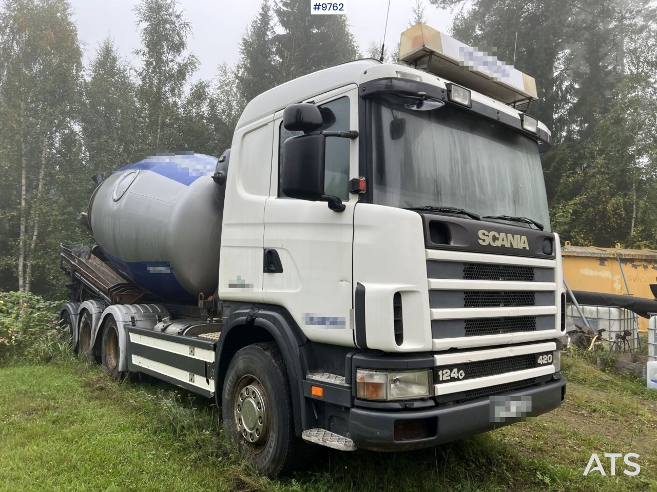 Scania R124 Tridem Concrete Truck - Betonvedējs: foto 2 Scania R124 Tridem Concrete Truck - Betonvedējs: foto 2