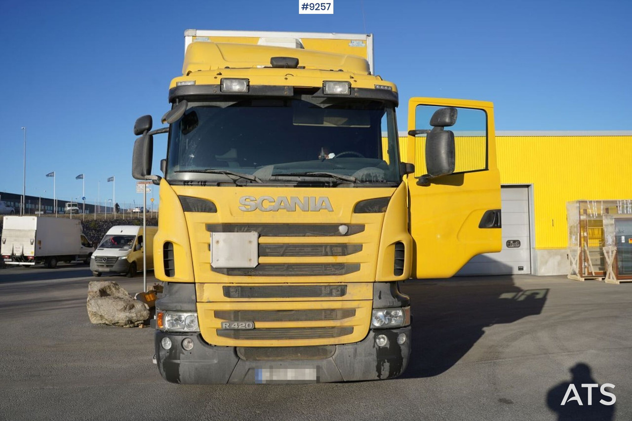 Scania R420 6x2 Box truck (SEE VIDEO) - Kravas automašīna ar slēgto virsbūvi: foto 5 Scania R420 6x2 Box truck (SEE VIDEO) - Kravas automašīna ar slēgto virsbūvi: foto 5