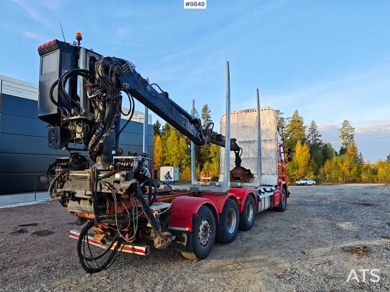 Scania R730 Tridem Timber Truck with Loglift F125S Crane (VIDEO) - Kokvedējs, Kravas auto ar manipulatoru: foto 5 Scania R730 Tridem Timber Truck with Loglift F125S Crane (VIDEO) - Kokvedējs, Kravas auto ar manipulatoru: foto 5