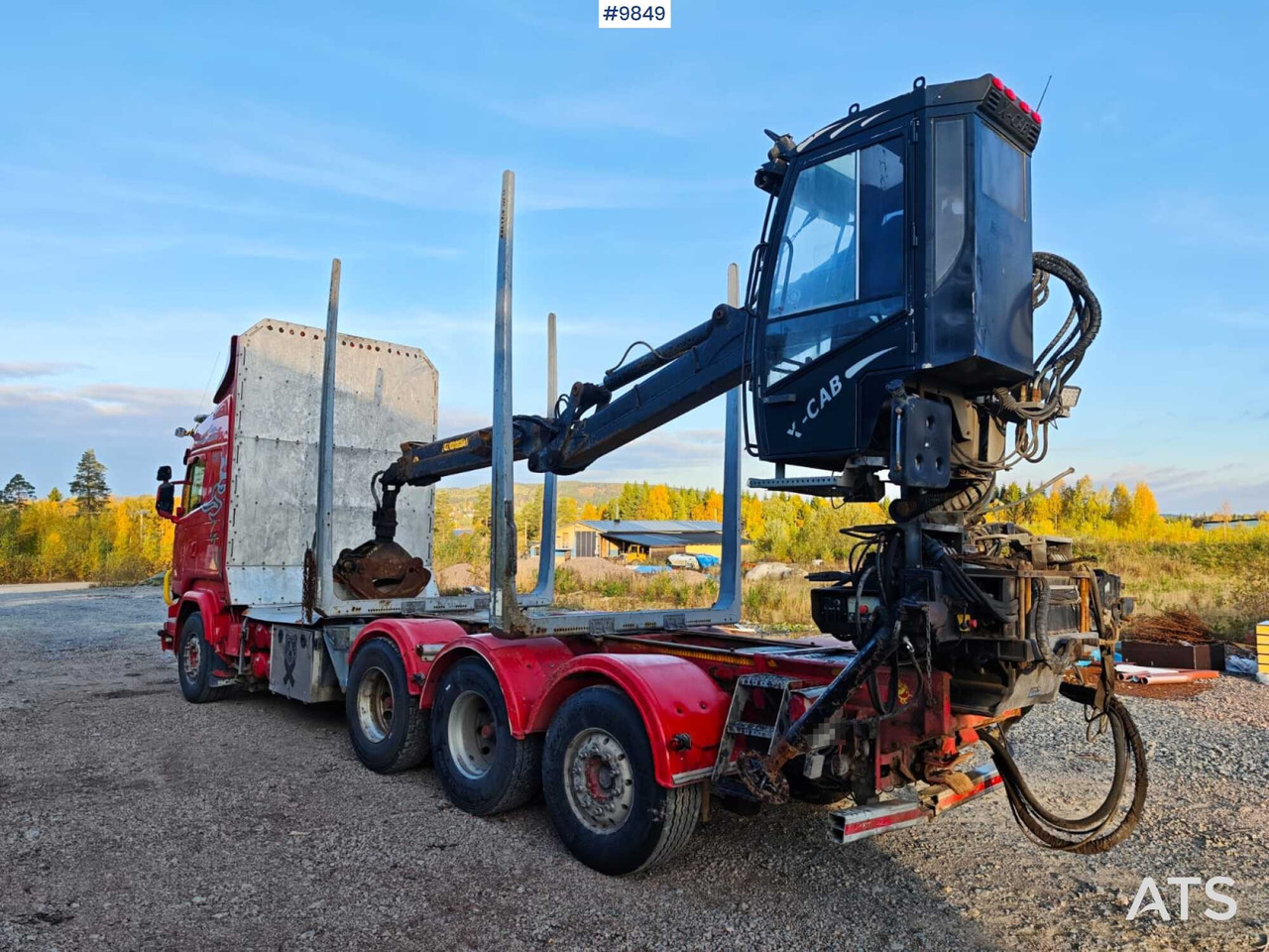 Scania R730 Tridem Timber Truck with Loglift F125S Crane (VIDEO) - Kokvedējs, Kravas auto ar manipulatoru: foto 4 Scania R730 Tridem Timber Truck with Loglift F125S Crane (VIDEO) - Kokvedējs, Kravas auto ar manipulatoru: foto 4