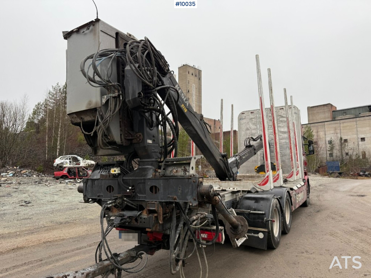 Scania R730 timber truck with crane and trailer (VIDEO) - Kokvedējs, Kravas auto ar manipulatoru: foto 5 Scania R730 timber truck with crane and trailer (VIDEO) - Kokvedējs, Kravas auto ar manipulatoru: foto 5