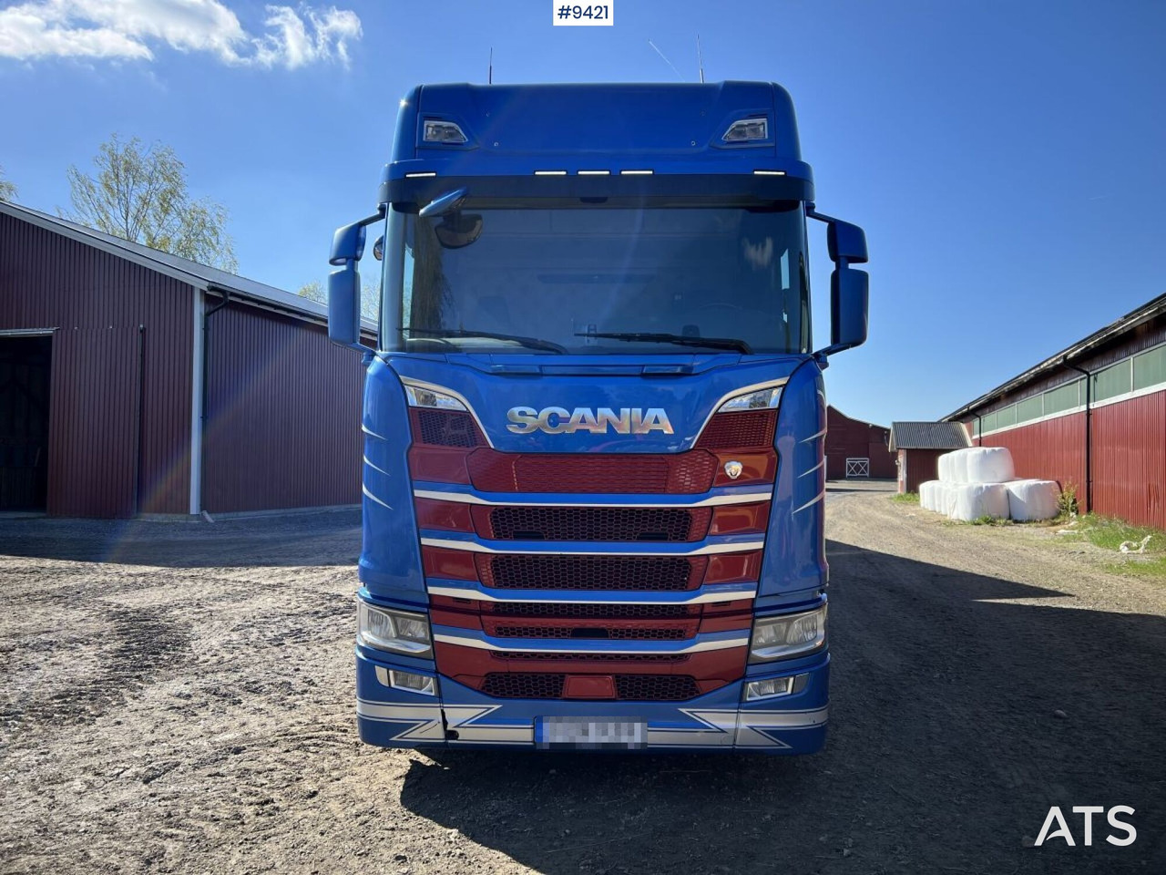 Scania S580 med Eksjövagnen FS 18-20 – Chip truck with trailer - Kravas automašīna ar slēgto virsbūvi: foto 2 Scania S580 med Eksjövagnen FS 18-20 – Chip truck with trailer - Kravas automašīna ar slēgto virsbūvi: foto 2