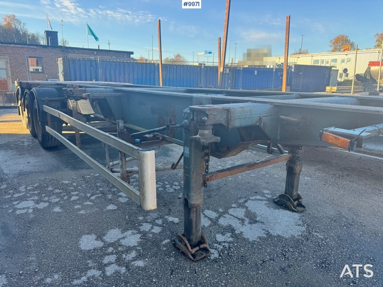 Schweriner CS40 container chassis. - Puspiekabe šasija: foto 5 Schweriner CS40 container chassis. - Puspiekabe šasija: foto 5