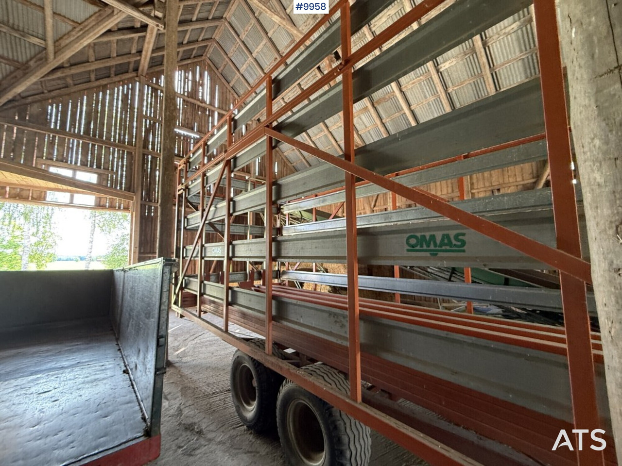 Self-loading trailer small bale Omas CB170 S - Lopbarības sagatavošanas tehnika, Piekabe: foto 1 Self-loading trailer small bale Omas CB170 S - Lopbarības sagatavošanas tehnika, Piekabe: foto 1