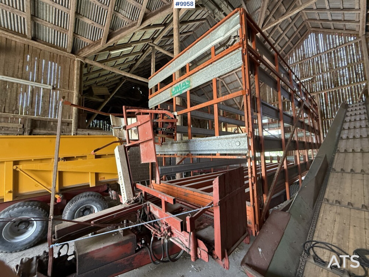 Self-loading trailer small bale Omas CB170 S - Lopbarības sagatavošanas tehnika, Piekabe: foto 3 Self-loading trailer small bale Omas CB170 S - Lopbarības sagatavošanas tehnika, Piekabe: foto 3