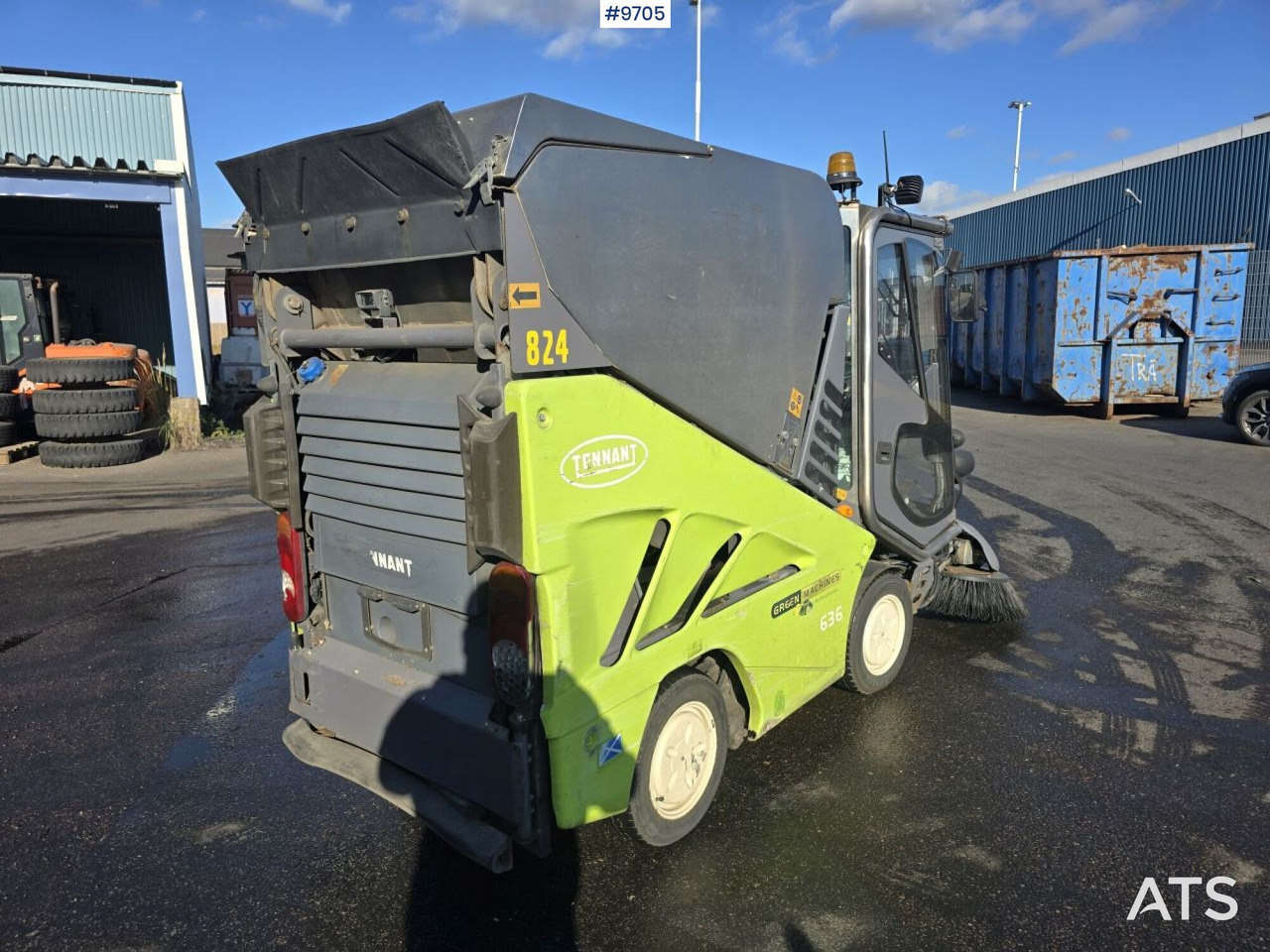 Sweeper - Tennant 636 (SEE VIDEO) - Ielu tīrīšanas mašīna: foto 3 Sweeper - Tennant 636 (SEE VIDEO) - Ielu tīrīšanas mašīna: foto 3