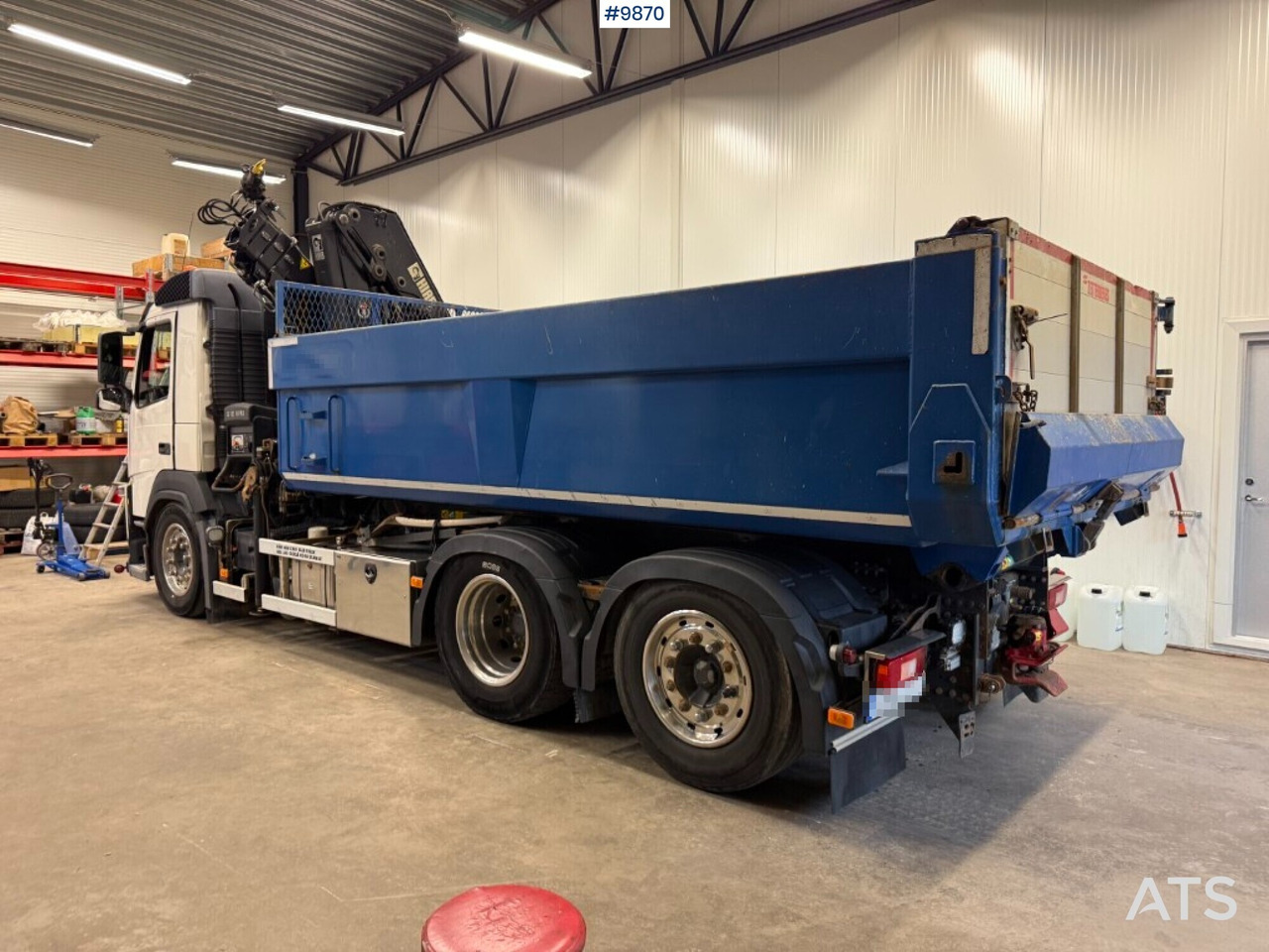 Tipper / Crane truck Volvo FM 420 6x2 - Kravas automašīna pašizgāzējs, Kravas auto ar manipulatoru: foto 3 Tipper / Crane truck Volvo FM 420 6x2 - Kravas automašīna pašizgāzējs, Kravas auto ar manipulatoru: foto 3