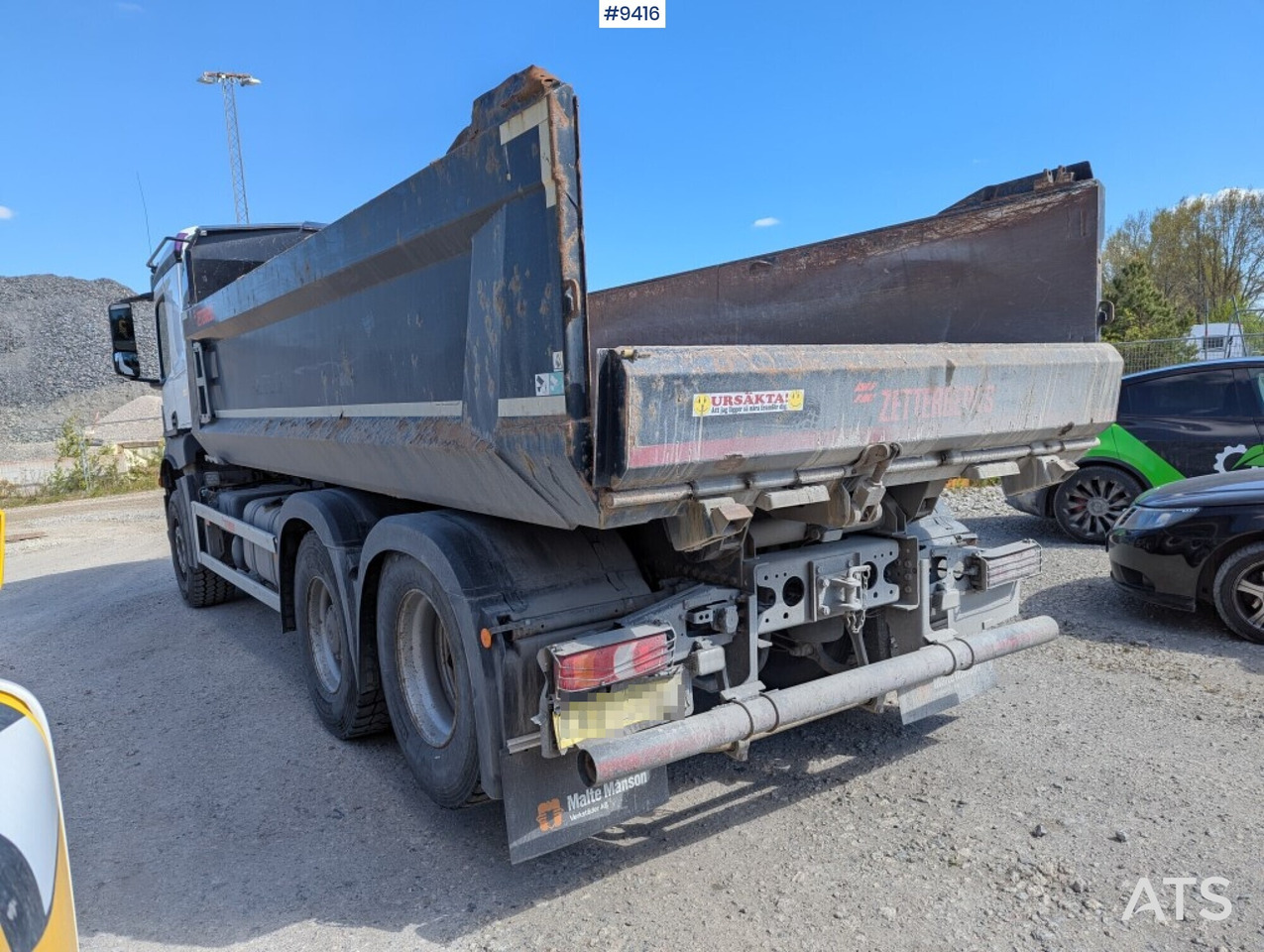 Tipper Truck Mercedes-Benz Arocs 6X2 - Kravas automašīna pašizgāzējs: foto 3 Tipper Truck Mercedes-Benz Arocs 6X2 - Kravas automašīna pašizgāzējs: foto 3